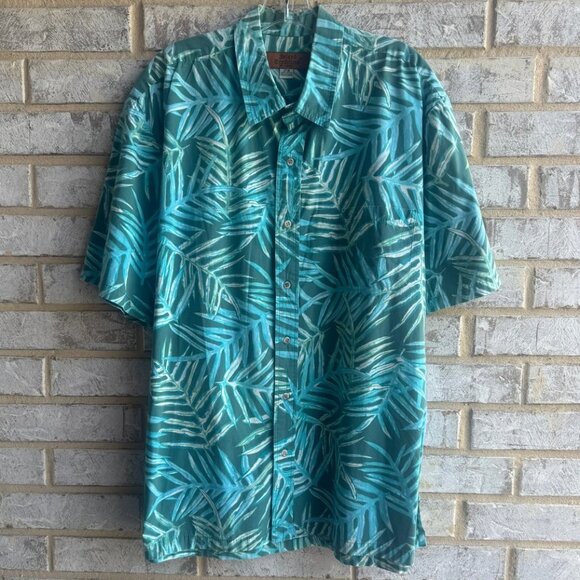 Island Traditions of Hawaii Short Sleeve Button Up Tropical Shirt Men's Size 2X - Picture 1 of 7